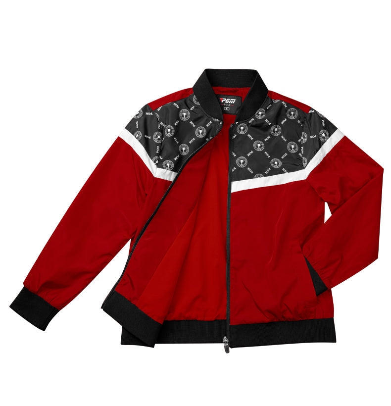 PGM YF432 casual golf shell jacket stand collar outdoor insulated golf jacket