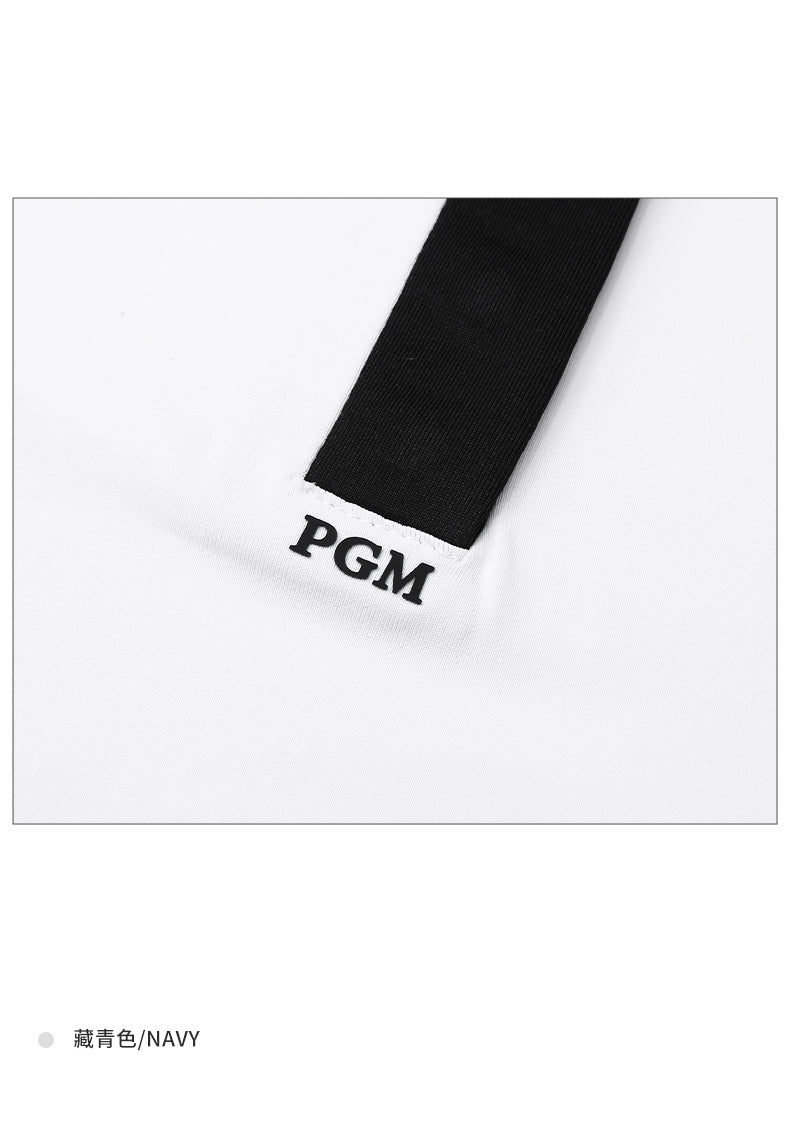PGM YF531 women polo golf top long sleeve ladies polyester spandex plain golf polo