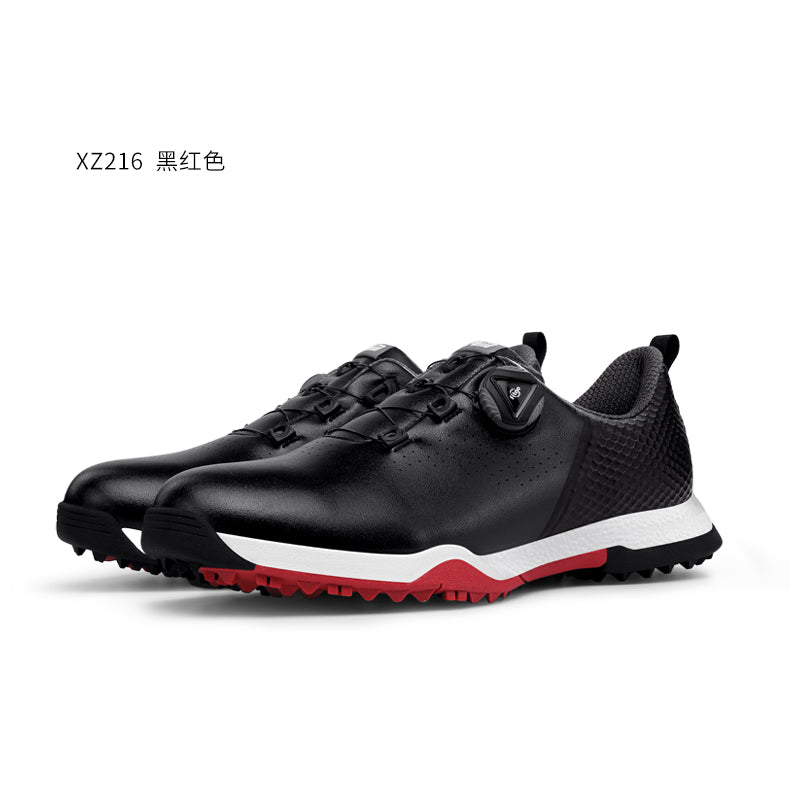 PGM XZ216 white leather golf shoe made in China waterproof golf shoes