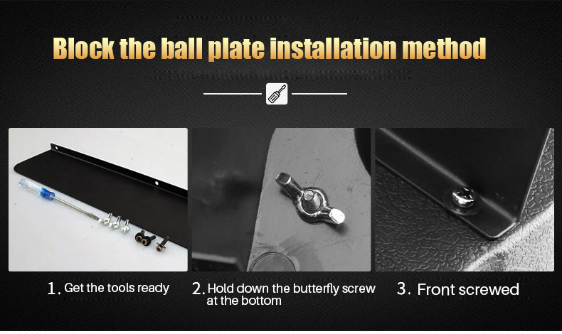 PGM TL023 Aiming line-Carpet Golf Putting Mat Ball Return Track Baffle Black Plastic Frame Indoor Outdoor