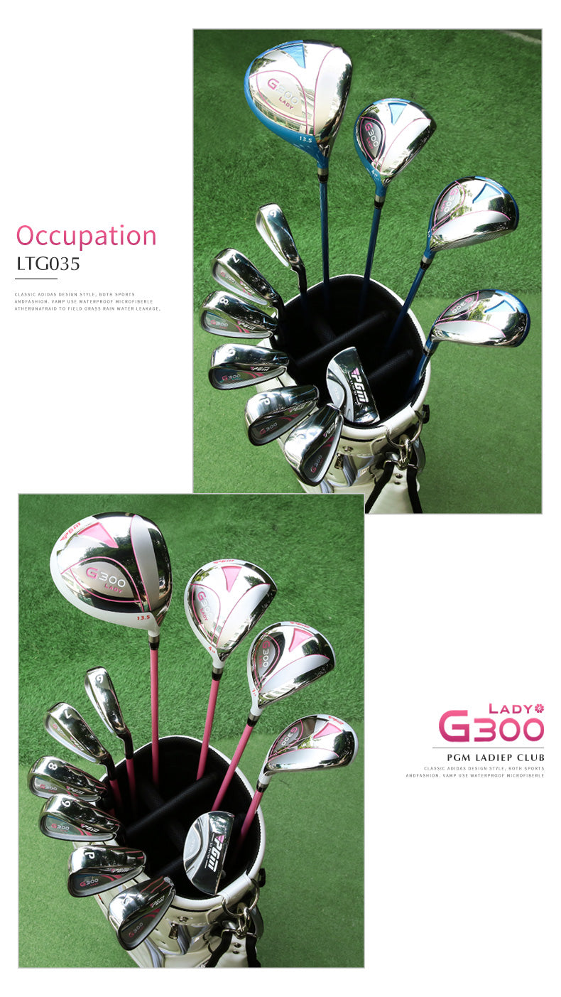 PGM LTG035 Custom Full Golf Clubs Complete Set Women Titanium Drive Golf Clubs With Golf Bag