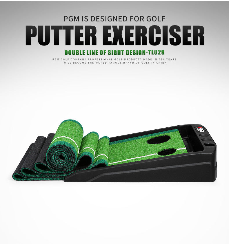 PGM TL029 deluxe electric return putting training mat golf putting mat