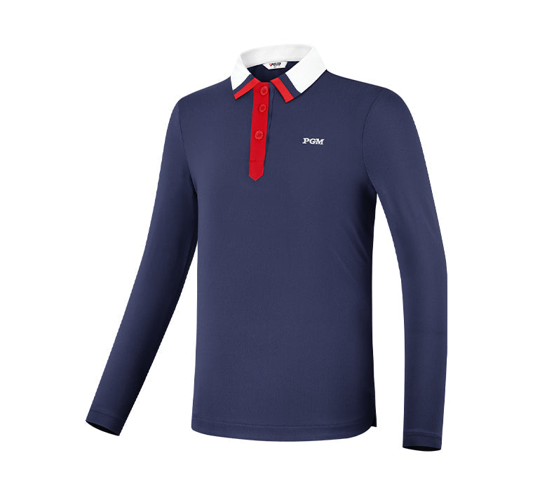 PGM KIDS YF454 golf polo shirts 2022 oem custom logo plain children golf polo