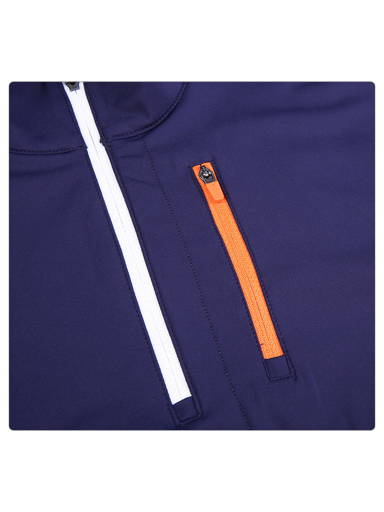 PGM YF522 men golf t shirt high quality zip collar custom long sleeves mens golf shirts