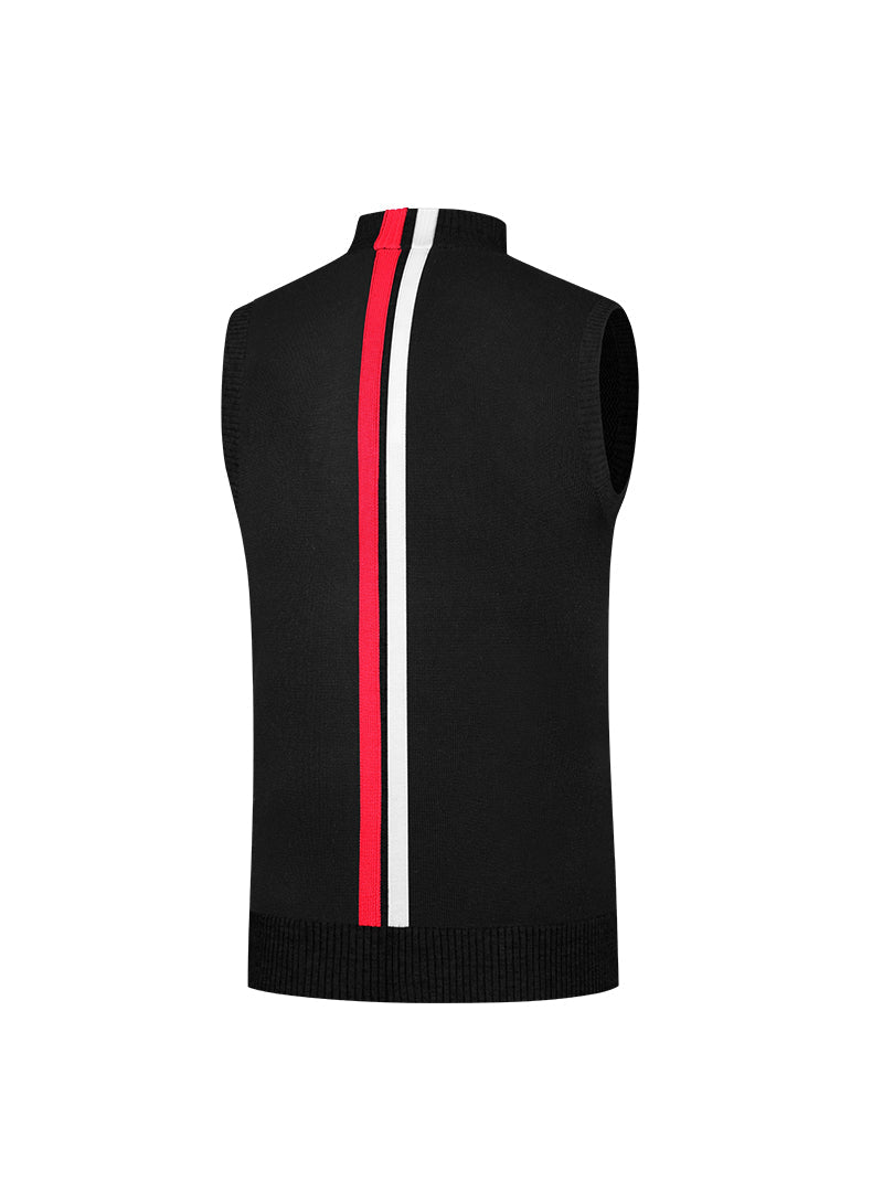 PGM YF501 sports sleeveless golf padding vest full zip men wool golf vest