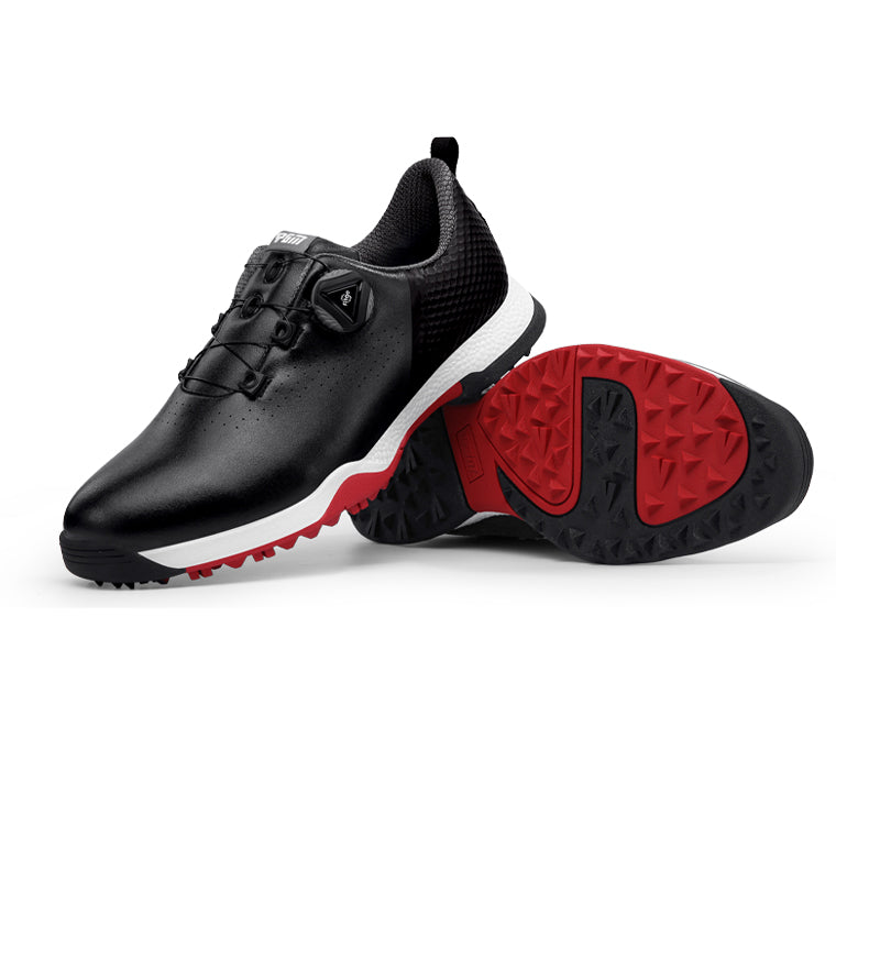 PGM XZ216 white leather golf shoe made in China waterproof golf shoes