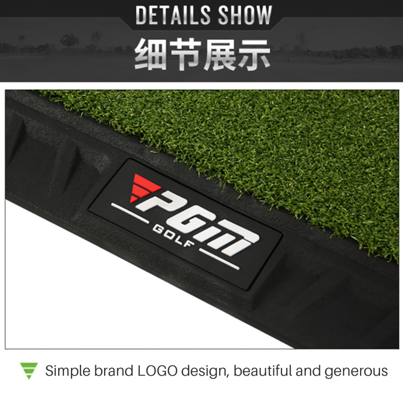 PGM HL007 adjustable height golf trainer swing mat practice aid indoor golf swing trainer