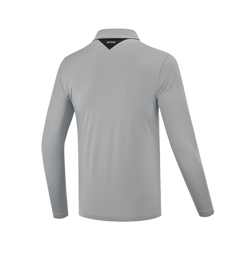 PGM YF480 golf performance polos shirt men long sleeve wholesale golf polo