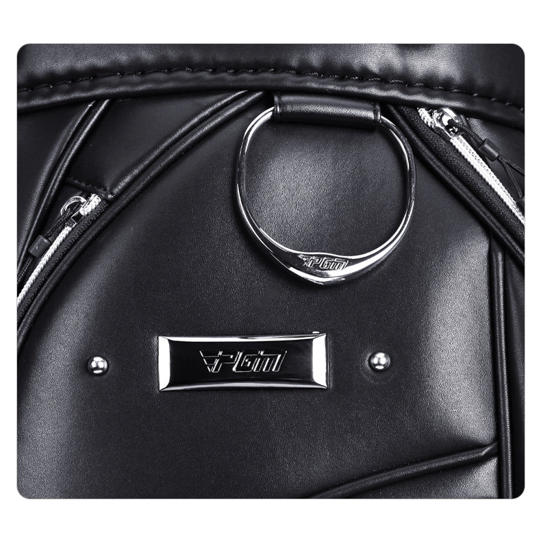 PGM QB136 custom logo golf bag travel microfiber leather golf bag with wheels
