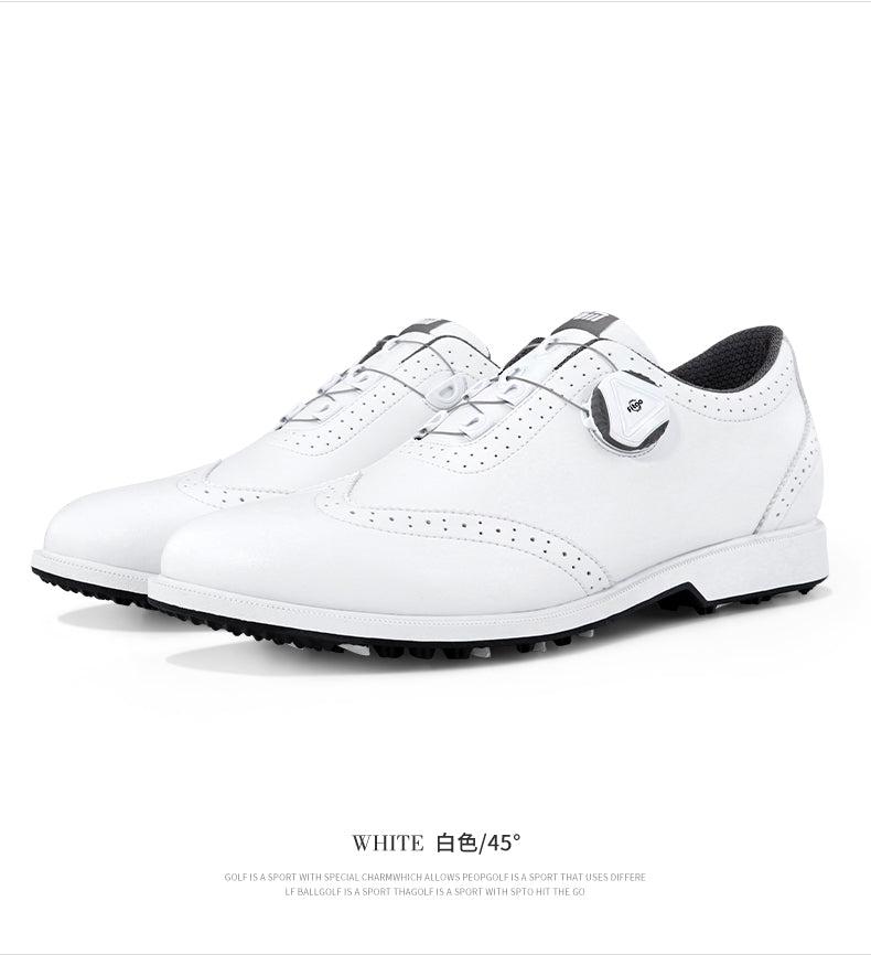PGM XZ206 custom golf shoe men waterproof spike less golf shoes
