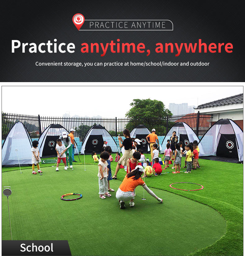 PGM LXW002 wholesale golf practice chipping net training golf net with target