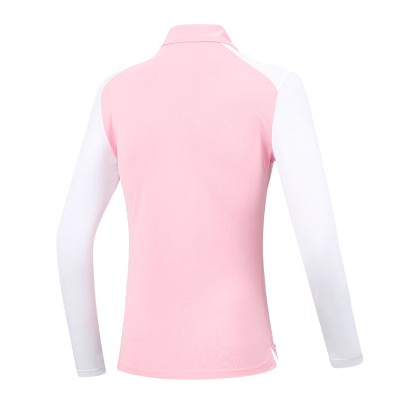 PGM YF515 custom golf shirt women slim fit polo shirt long sleeve luxury golf polos