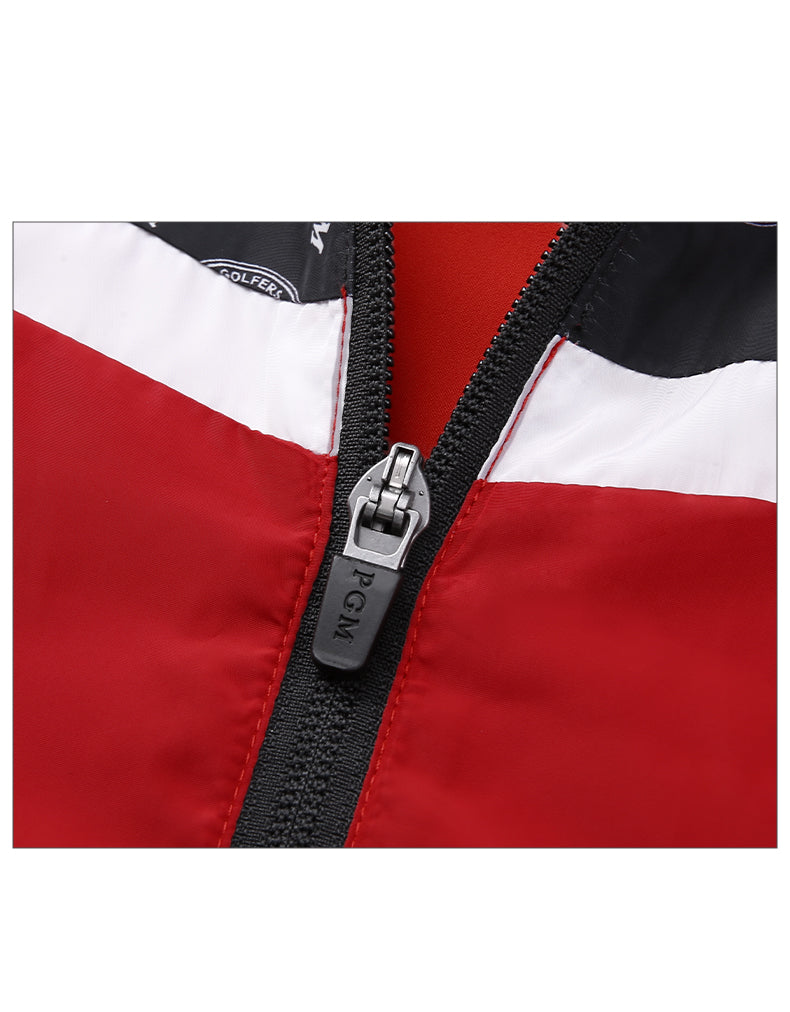 PGM YF432 casual golf shell jacket stand collar outdoor insulated golf jacket