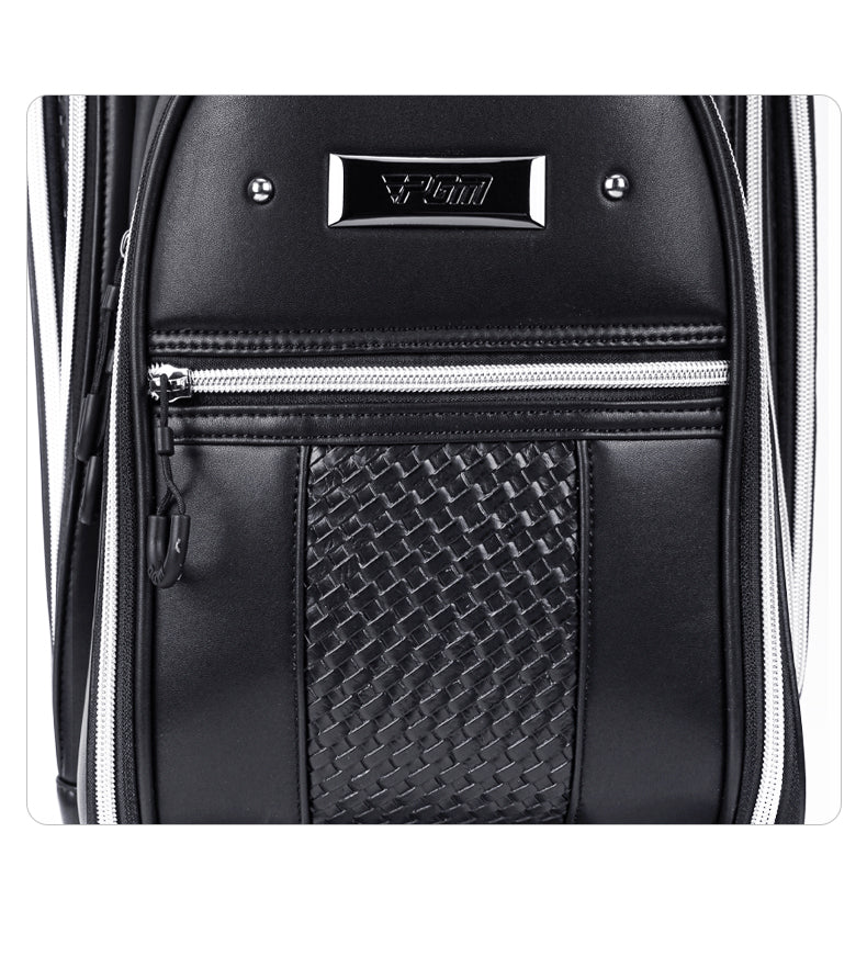 PGM QB136 custom logo golf bag travel microfiber leather golf bag with wheels