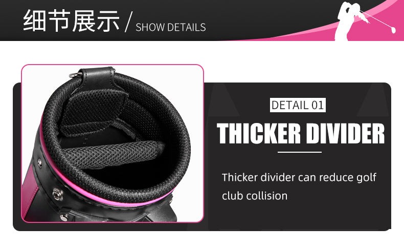 PGM QIAB020 wholesale waterproof sunday golf bag custom logo golf bag