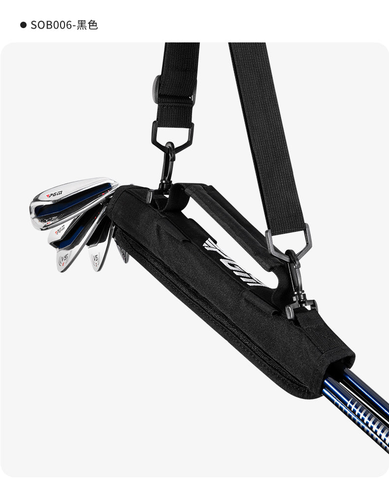 PGM SOB006 golf half bag 600D PU small golf range bag portable carry golf bag