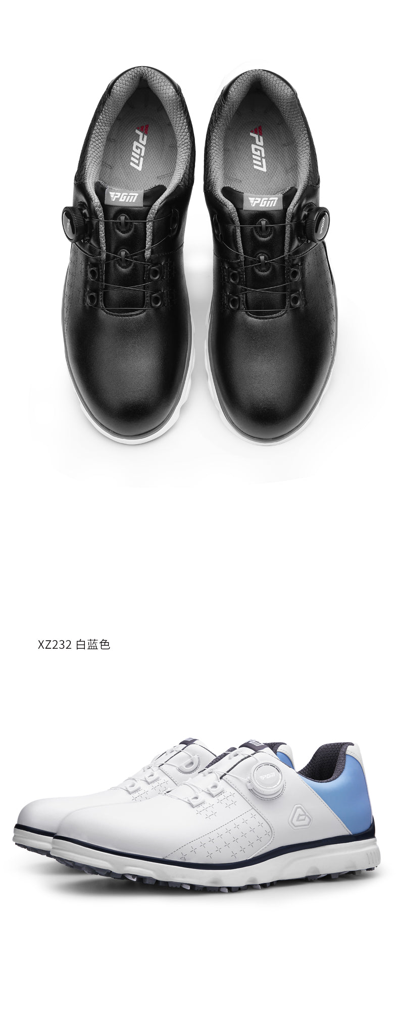 PGM XZ232 male luxury waterproof rubber practice golf shoes for men