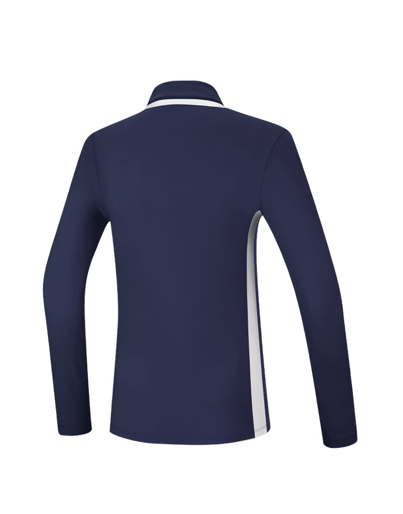 PGM YF531 women polo golf top long sleeve ladies polyester spandex plain golf polo