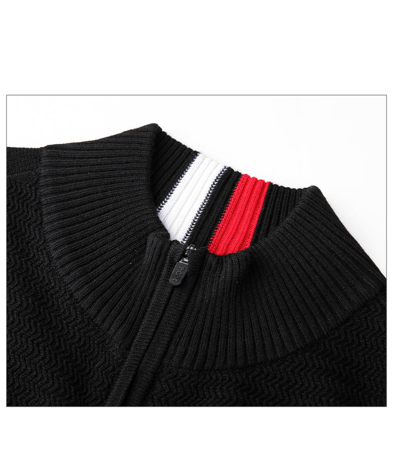 PGM YF501 sports sleeveless golf padding vest full zip men wool golf vest