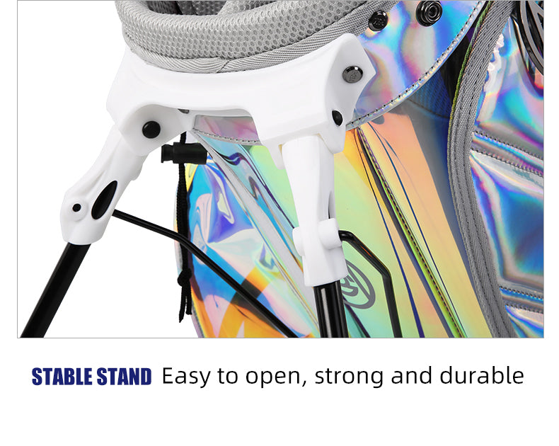 PGM QB131 ladies light portable transparent carry stand golf bags for men