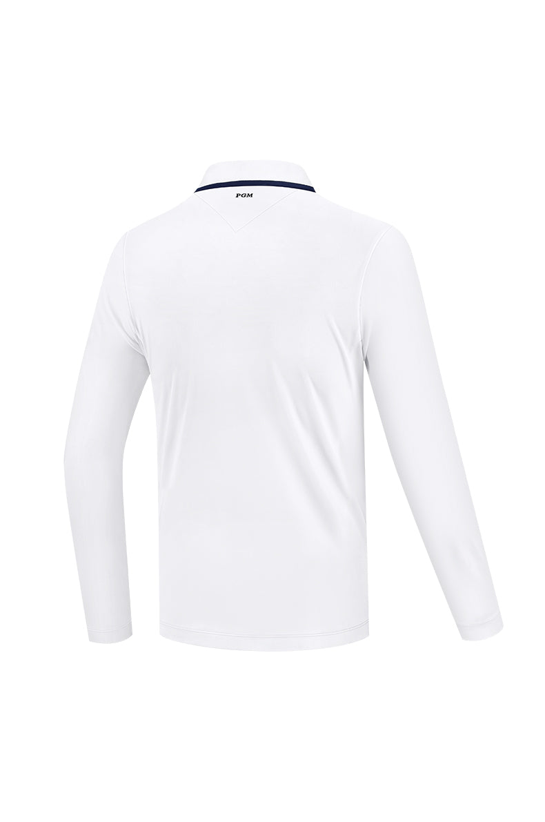 PGM YF526 long sleeve men plain golf polos t shirt custom polo shirt for men