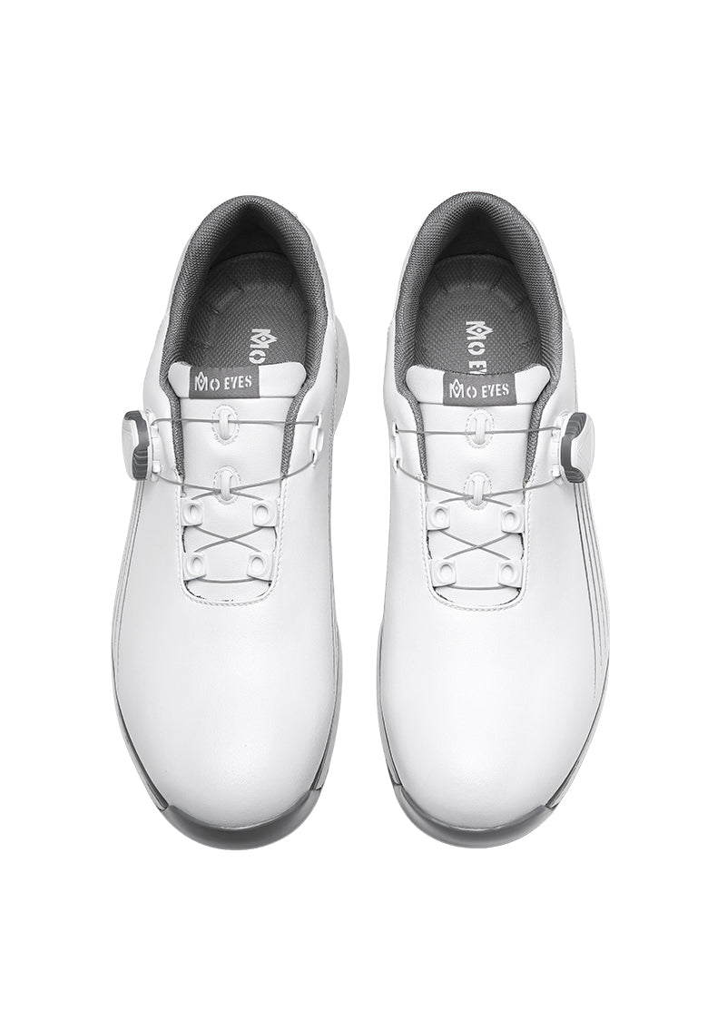 MOEYES M22XZ01 men sports golf shoes size 8 waterproof custom leather golf shoes