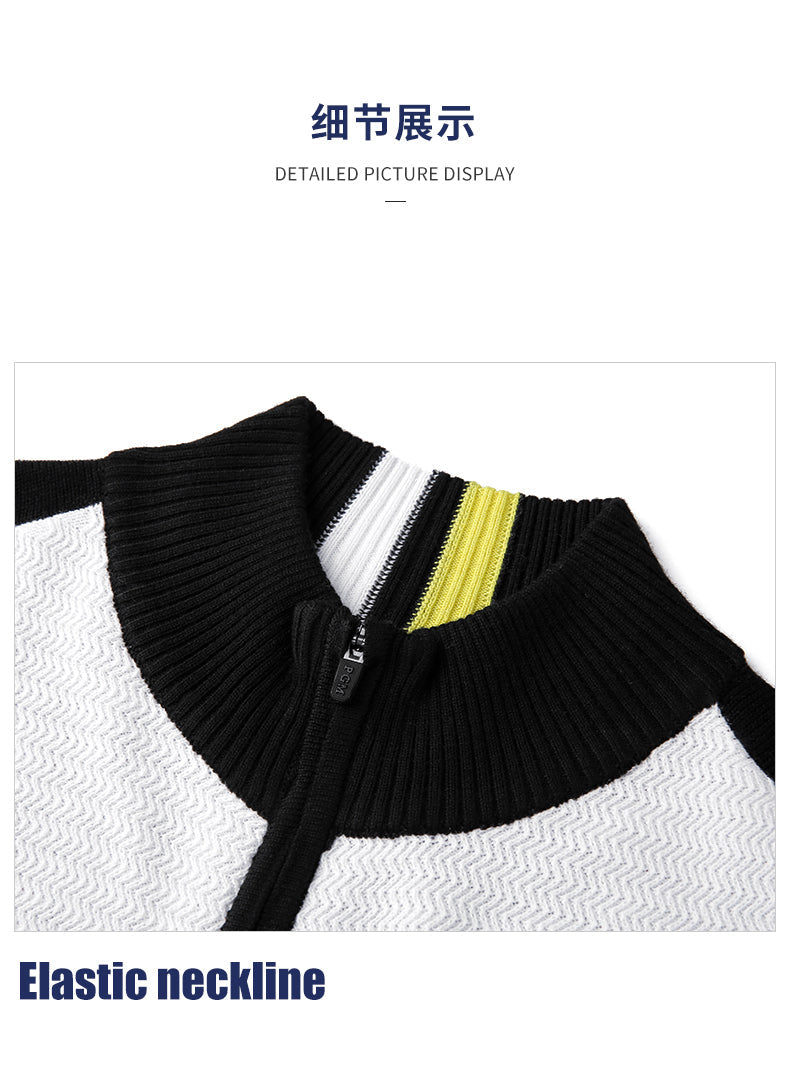 PGM YF501 sports sleeveless golf padding vest full zip men wool golf vest