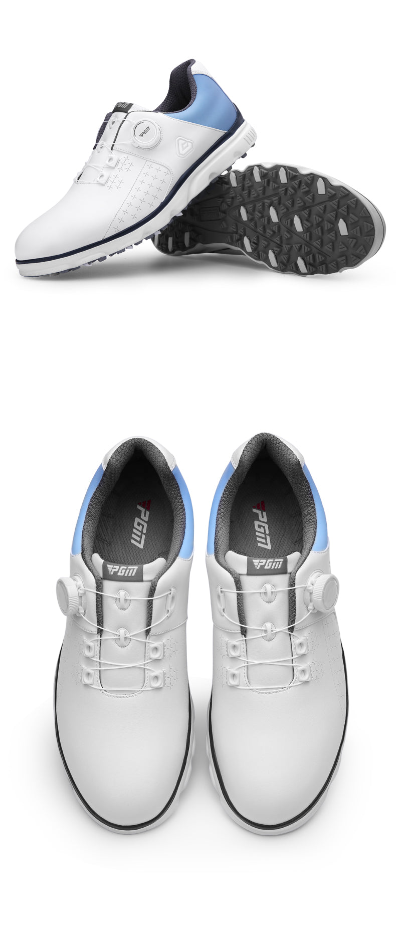 PGM XZ232 male luxury waterproof rubber practice golf shoes for men