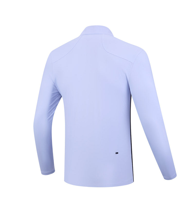 PGM YF522 men golf t shirt high quality zip collar custom long sleeves mens golf shirts