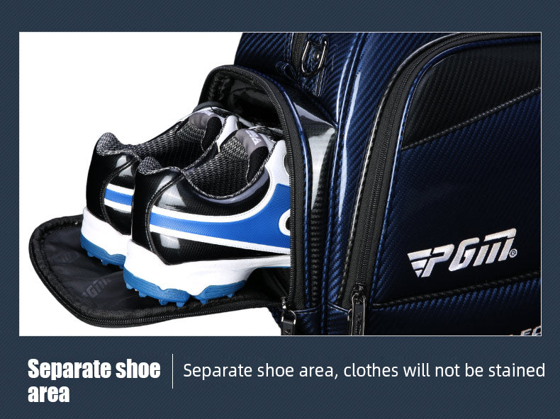 PGM YWB036 men waterproof golf boston sport clothing bag with shoe compartment