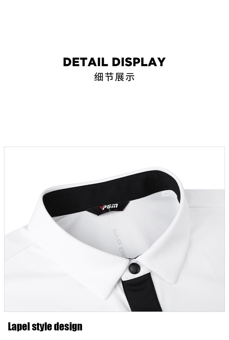 PGM YF491 men polo shirts plain golf polo blank t shirt long sleeve odm golf polo