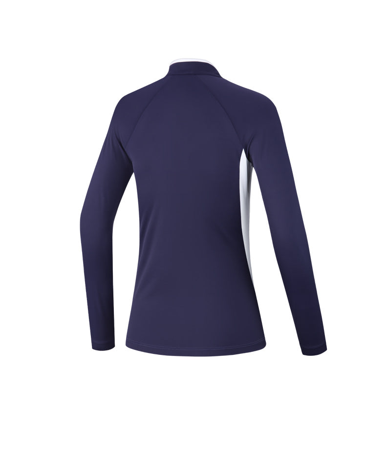 PGM YF421 turtleneck long sleeve golf shirts ladies 1/4 zip super elastic golf shirts
