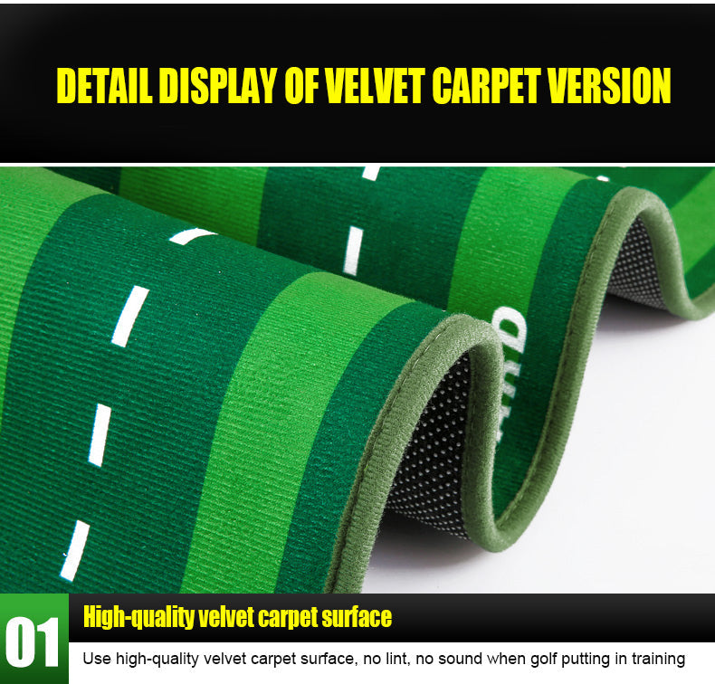 PGM TL029 deluxe electric return putting training mat golf putting mat