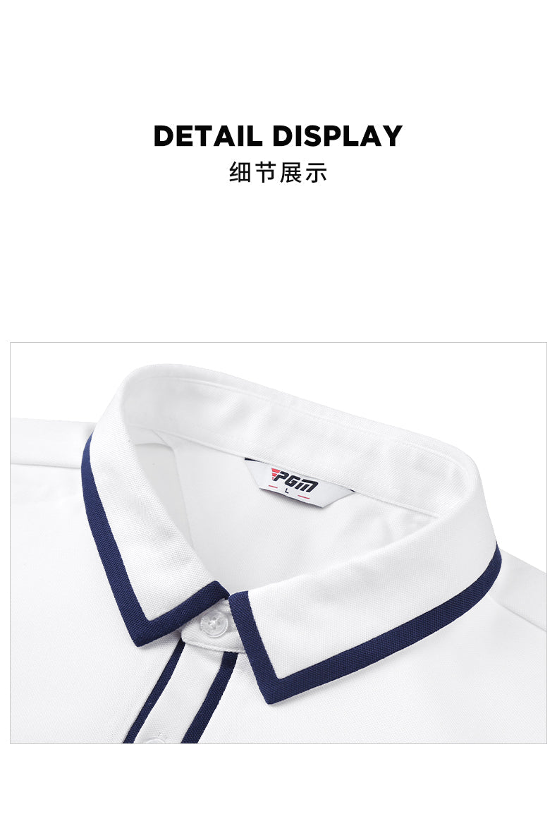 PGM YF526 long sleeve men plain golf polos t shirt custom polo shirt for men