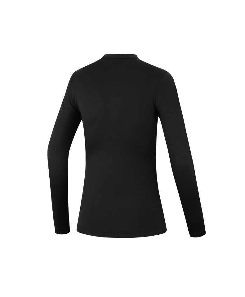 PGM YF419 women long sleeve golf shirt crew neck polyester spandex golf shirt