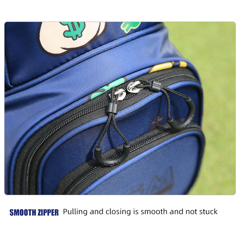 PGM QB111 personalised stand golf bag lightweight custom logo nylon golf bag