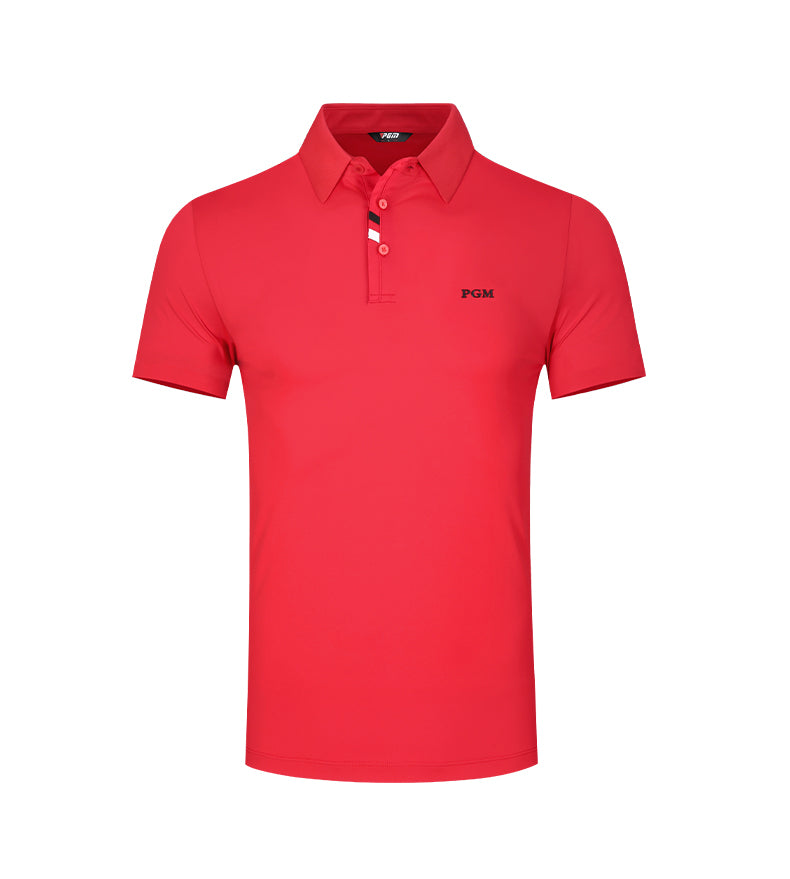 PGM YF441 mens polo golf shirts polyester spandex fashion performance golf shirts