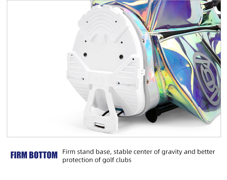 PGM QB131 ladies light portable transparent carry stand golf bags for men