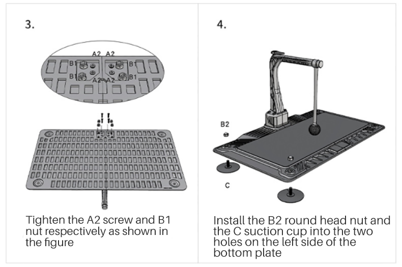 PGM HL007 adjustable height golf trainer swing mat practice aid indoor golf swing trainer