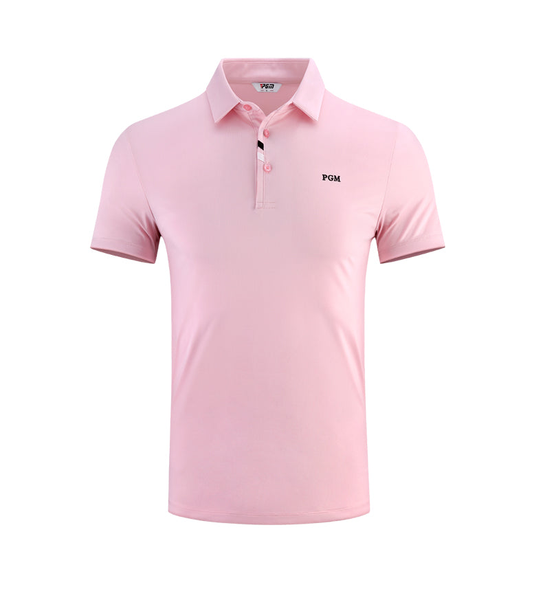 PGM YF441 mens polo golf shirts polyester spandex fashion performance golf shirts