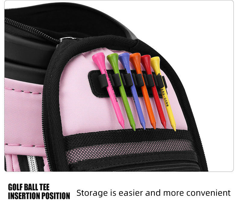 PGM QB135 cute golf bag female golf travel bag pink golf bags with wheel