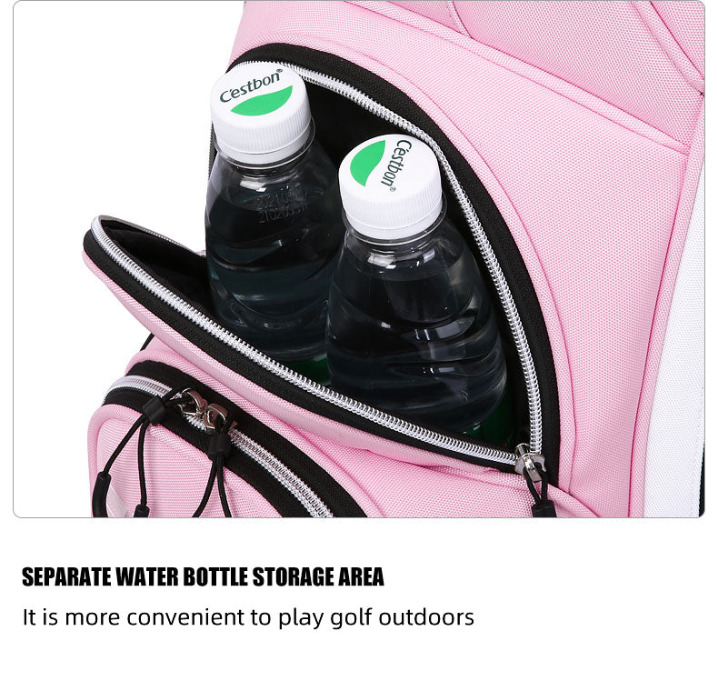 PGM QB135 cute golf bag female golf travel bag pink golf bags with wheel