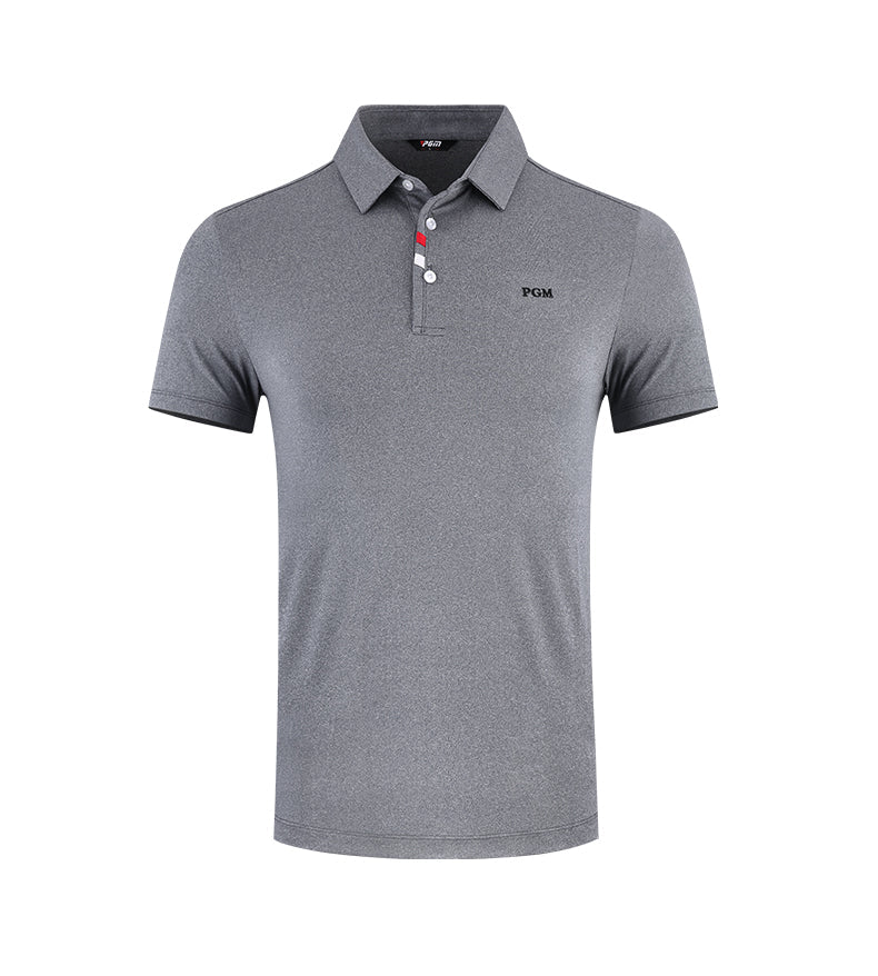 PGM YF441 mens polo golf shirts polyester spandex fashion performance golf shirts