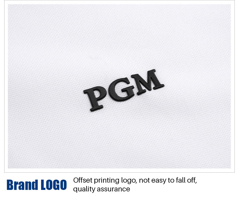 PGM YF441 mens polo golf shirts polyester spandex fashion performance golf shirts