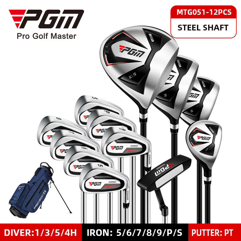 PGM MTG051 Golf Clubs Complete Set Men Full Set Golf Clubs with Golf Bag