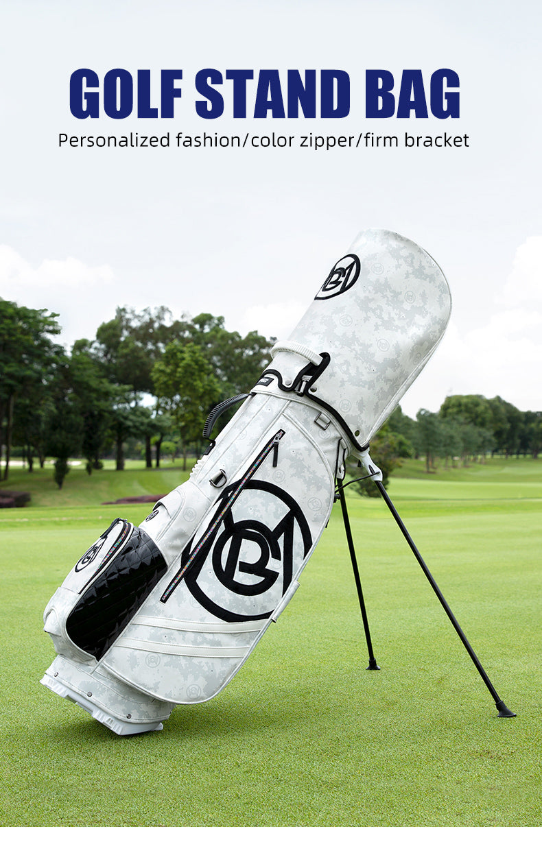 Portable Golf Bag with Stand, High-end Waterproof Fabric, Stylish Camouflage Golf Club Bag