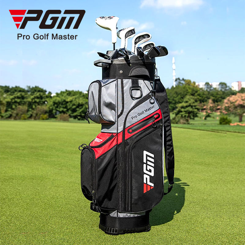 PGM QB174 Golf Cart Bag Waterproof Tour Staff 14 Way Golf Bags with Full 14 Dividers