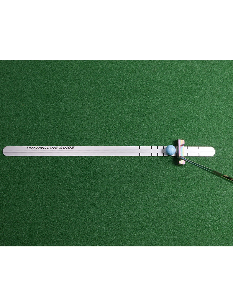 putting guide golf putting practice ruler line indoor golf putting trainer