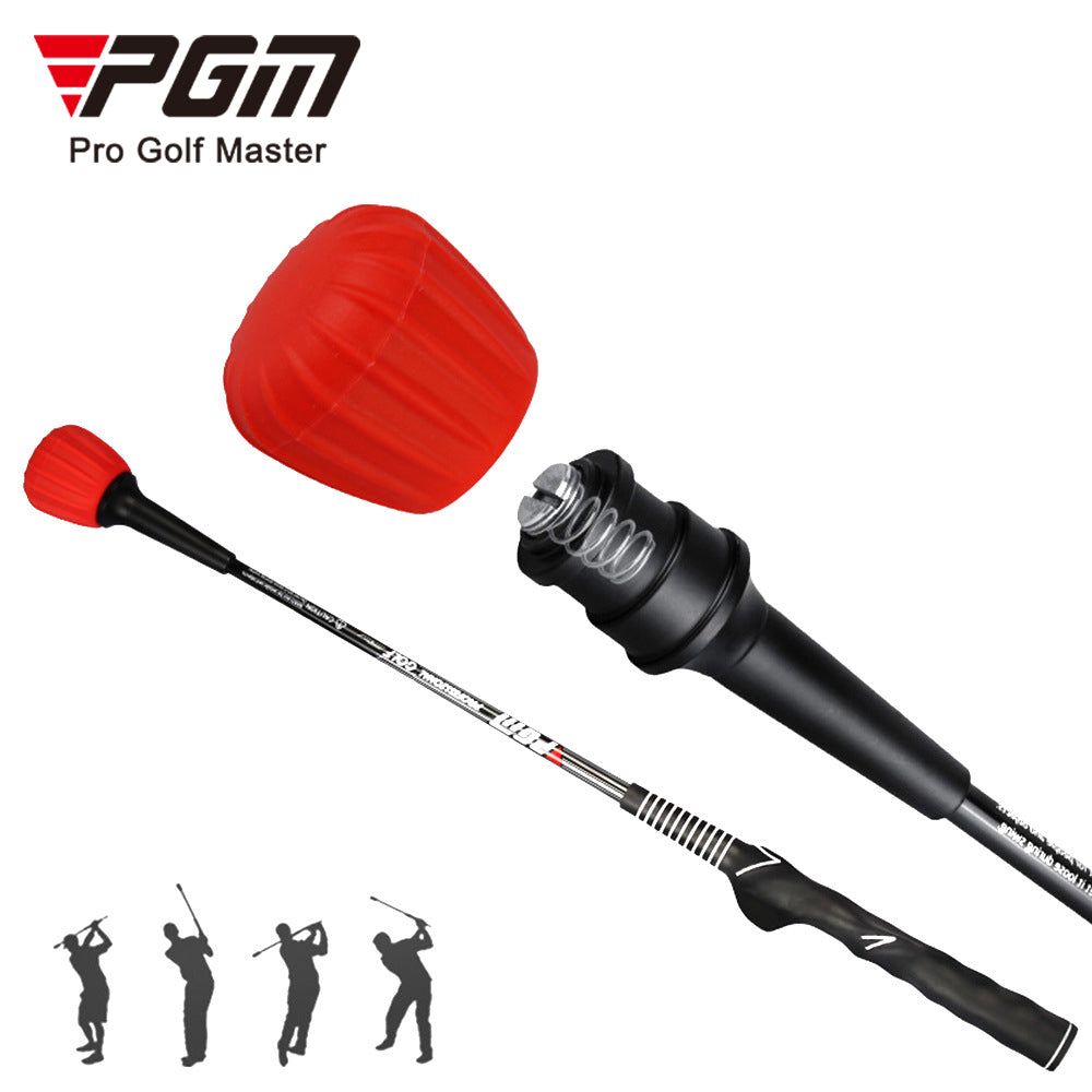 High Quality Golf Swing Practice Golf Training Aids Swing Stick Beginners Auxiliary Training Equipment(Red Hand)
