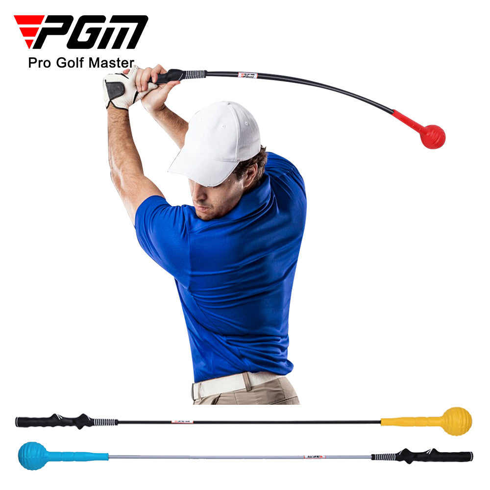 Golf Practice Swing Bar Golf Course Bar Golf Trainer Aid(Red Hand)